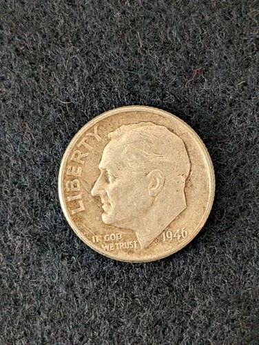 1946 Roosevelt Silver Dime Very Fine