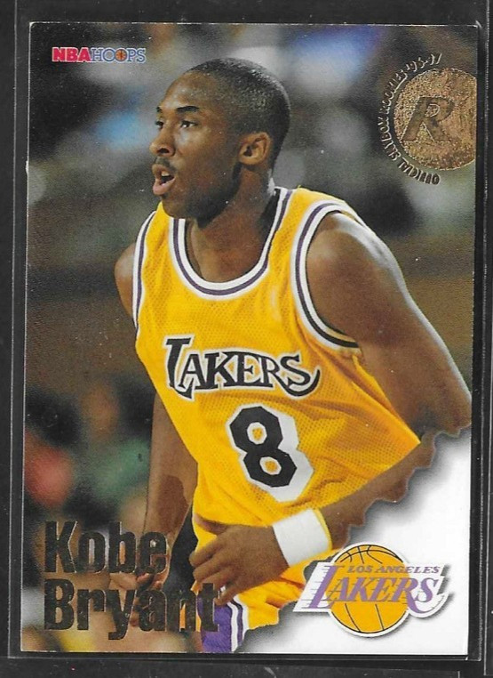 1996 96 Hoops Rookie KOBE BRYANT RC Black Mamba RIP HOF #281