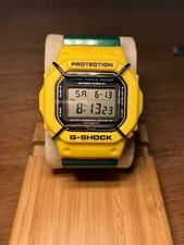 Casio G-Shock DW-5600 Yellow / Green Digital Watch Wristwatch Japan