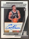 Cameron Thomas 2021-22 Donruss Optic Rookie Dominators Signatures RC Auto /99
