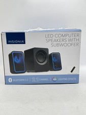 Insignia 2.1 Bluetooth Computer Speakers - RGB, Remote Control, NS-CSS2B6