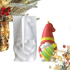 Christmas Silicone Molds Gnome Tree Mold Epoxy Resin Aromatherapy Moulds