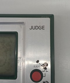 Nintendo Game Watch Judge handheld game console used electronics