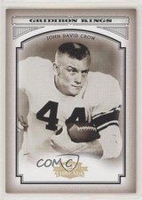 2006 Donruss Threads College Gridiron Kings Gold /100 John David Crow #CGK-8 ht1