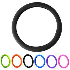 30 Thicker Universal Stretchy Silicone Steering Wheel Cover for 14 15 16 ...