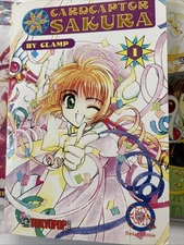 Cardcaptor Sakura 2000 1st English Edition Rare Manga Tokyopop 1-2-3-5-6  Chix