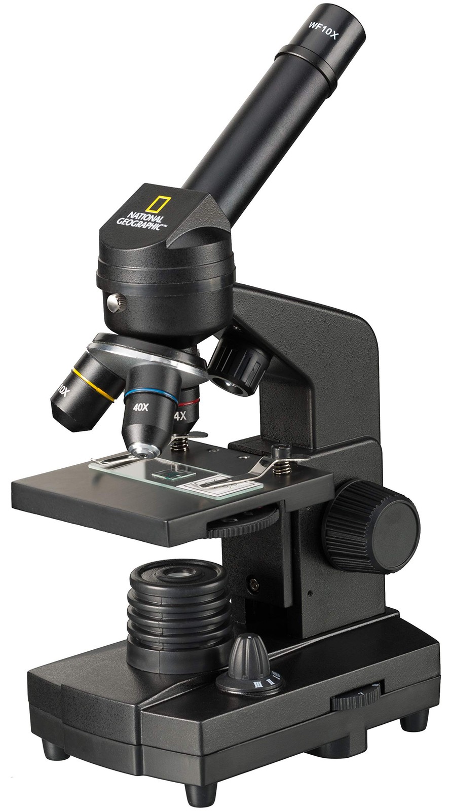 Microscope 9039001 avec support smartphone noir pour observation éducative