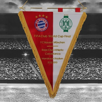 FC Bayern Munich v Raja Casablanca 2013 FIFA Club World Cup Size 48 cm x 36 cm - Photo 1/4