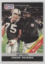 1990 Pro Set Art Shell (Birthdate 11/25/46 Small Hall of Fame on Front) HOF 14s2