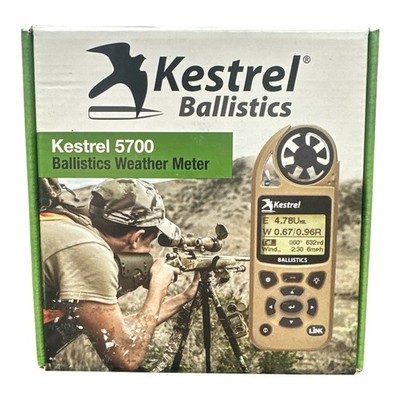 Kestrel 5700 Ballistic Weather Meter with LiNK Desert Tan 0857BLTAN