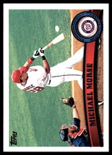 Mike Morse 2011 Topps #518 Nationals MLB READ FREE SHIPPING AutographDen