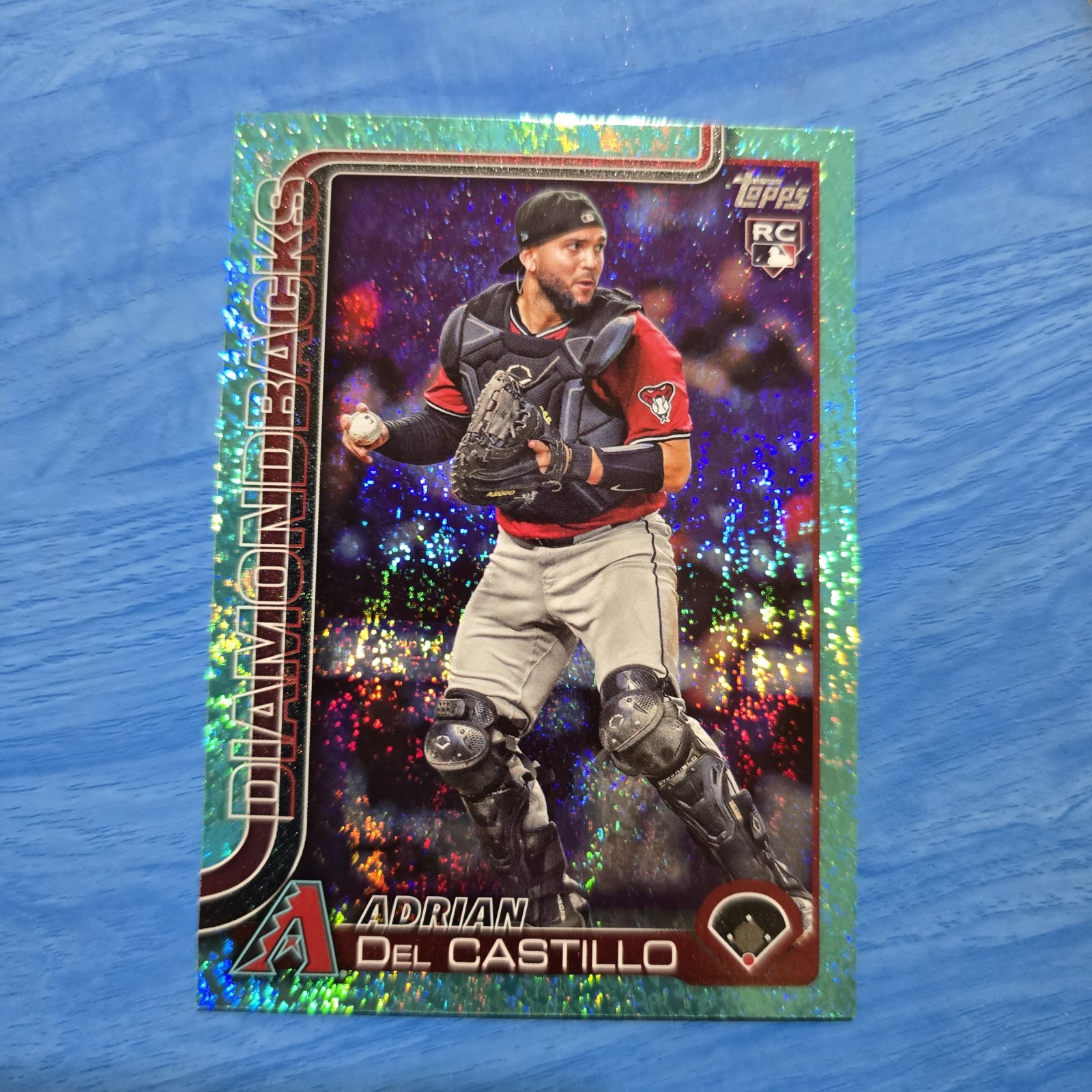 Adrian Del Castillo 2025 Topps Series One Green Holo Foil Rookie RC #226 AZ