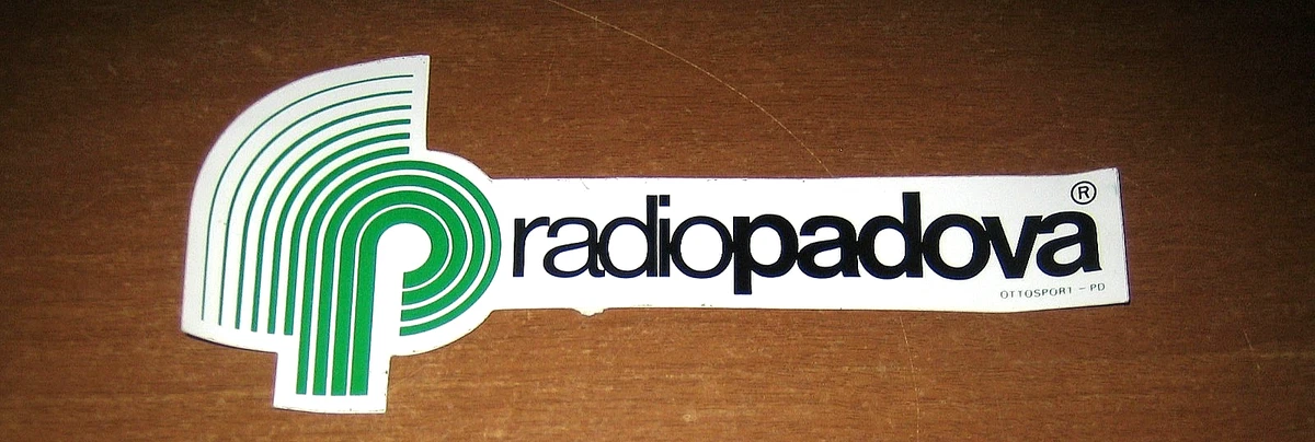 Autocollant Vintage Radio Dimension Suono - Original Italien Années 80