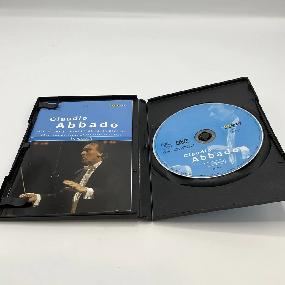 Claudio Abbado In Rehearsal - Lux Æterna - Verdi’s Missa Da Requiem (DVD, 2002) - Image 3 of 3
