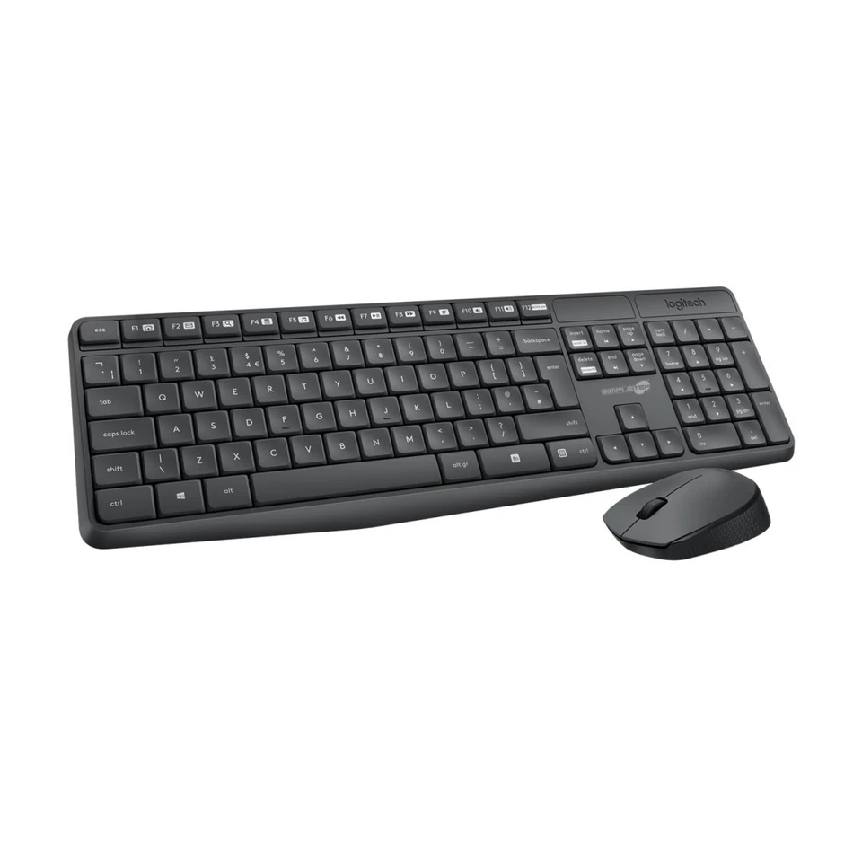 Logitech MK235 Kit Mouse And Keyboard Layout English US International Qwerty - Image 3 of 4