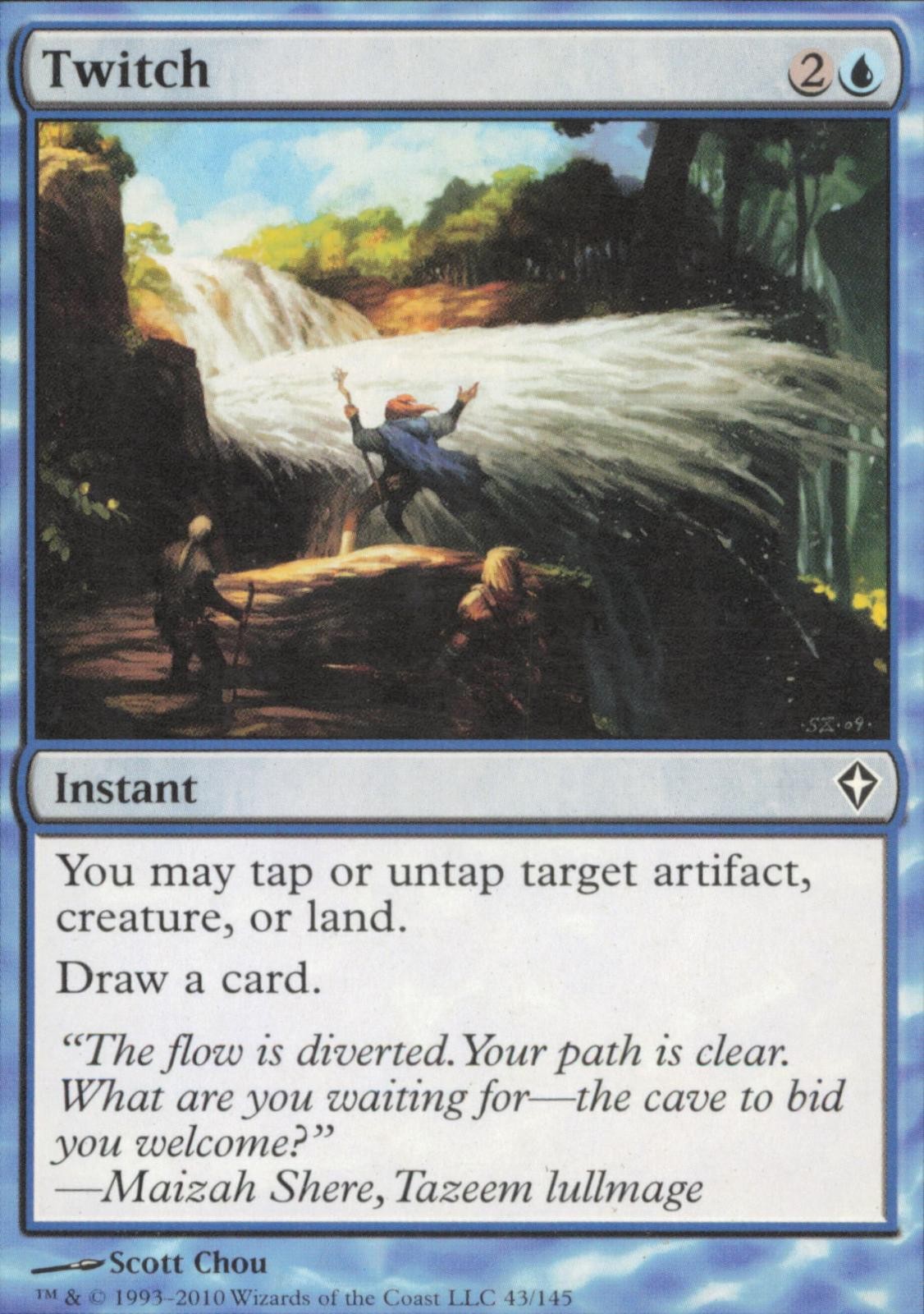 Twitch 43 Common Worldwake Magic: The Gathering Lightly Played