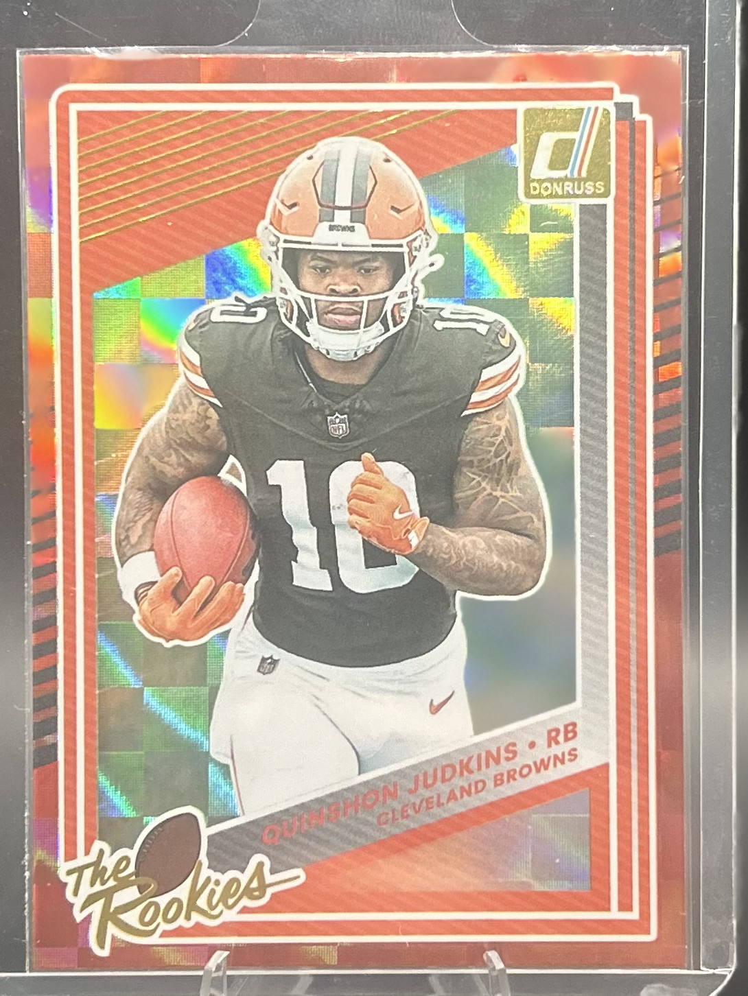Quinshon Judkins 2025 Panini Donruss The Rookies #26 Cleveland Browns RC