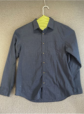 Men's Blue Dress Shirt XL , Good Used