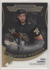 2020 Ultimate Collection Introductions Onyx Black 11/25 Gage Quinney #UI-27 6eg