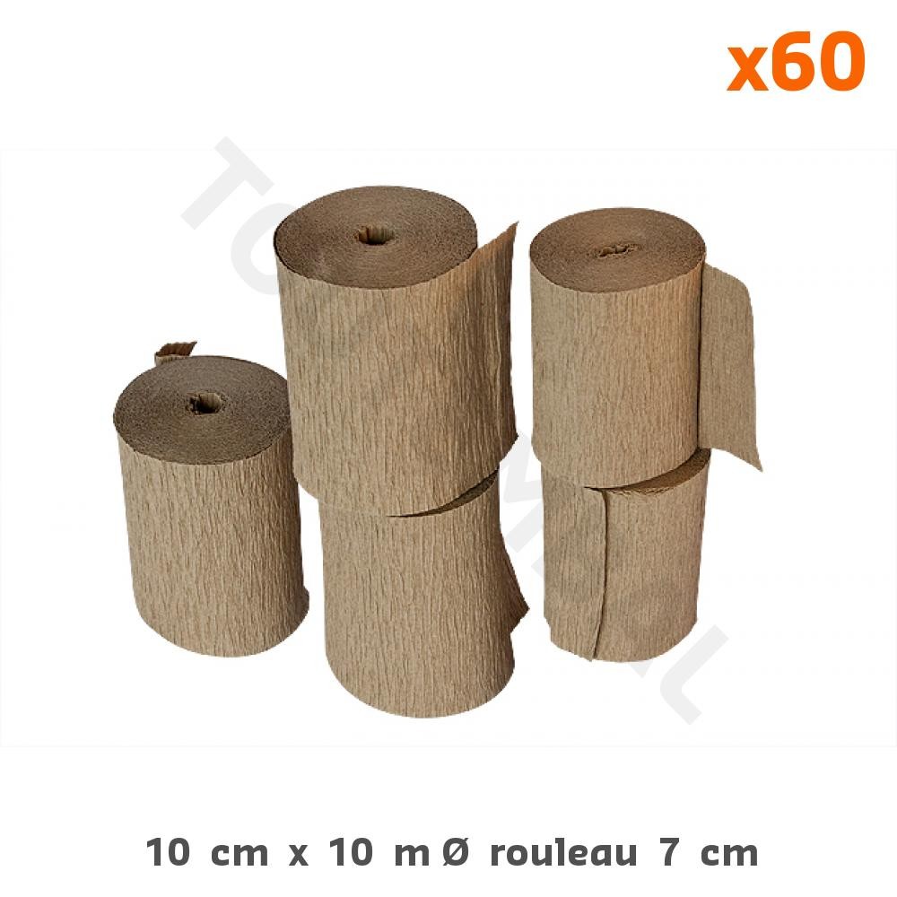 Papier kraft crêpé contre la casse : protégez vos produits fragiles en mini bobinot