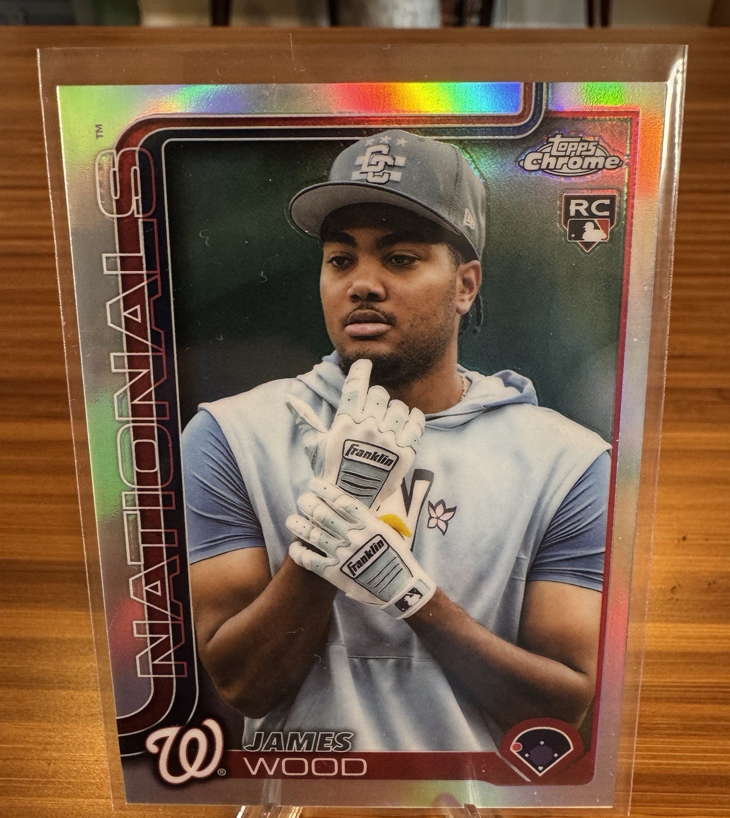 2025 Topps Chrome Update- James Wood RC Image Variation #USC95