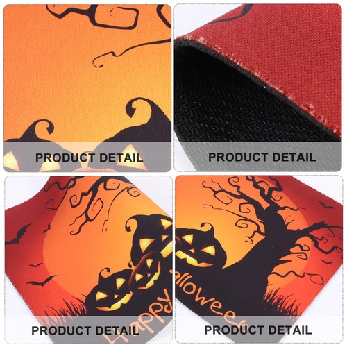 2pcs Halloween -Pad gruselige Kürbisse Gummi - -Mattenspielmatte - 第 10/12 張圖片