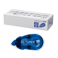 KOKUYO Glue Tape for Scrapbooking, 10 Pack 52.5 Ft x 0.33 in Dotliner, Blue