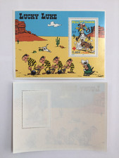 Feuillet timbres France 2003 YT BF55 Fête du timbre Lucky Luke
