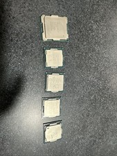 Lot of 5 Various Intel i CPU Processors