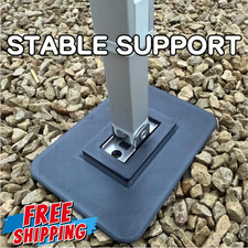 2Pc Awning Feet Plates Campervan Motorhome Thule Omnistor Fiamma UK
