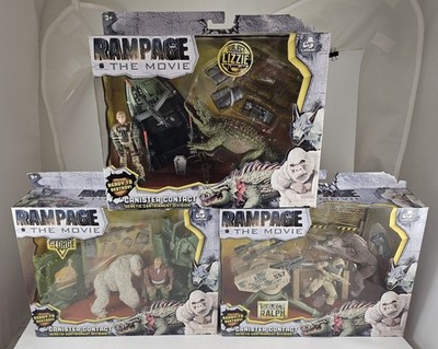 1:18 Lanard Toys Rampage The Movie: Canister Contact Three Pack