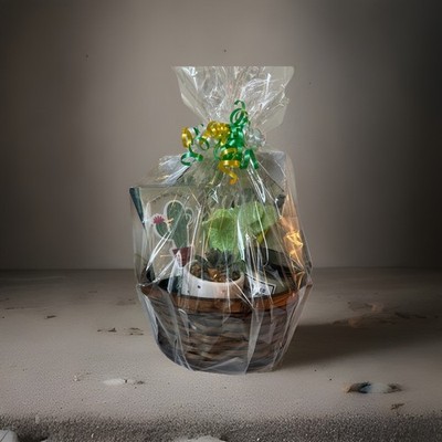 Handmade Cactus Theme Gift Basket Teacher Co Worker Friend Mom Sister