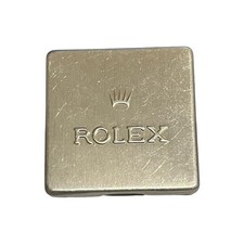 Vintage Rolex Aluminium Dial Inserts Bezel Parts Box Tin