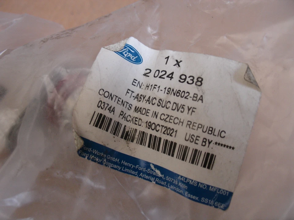 2024938 AC A/C Air Conditioning Hose Pipe For Ford Kuga MK2 16-19 C-Max II 15-19 - Image 2 of 2