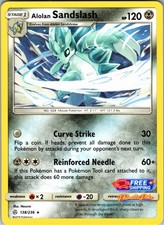 Alolan Sandslash 138/236 Rare SM - Cosmic Eclipse Pokemon NM/LP