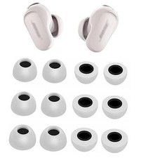 Foam Eartips Compatible with Bose QuietComfort Earbuds II, 6 Pairs Soapstone