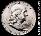 1963-D Silver Franklin Half Dollar - Splotchy  Choice Gem Brilliant Unc  #G8239