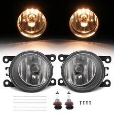 For Ford Focus 08-14 Clear Lens Halogen Front Bumper Fog Lights Lamps Wbulbs
