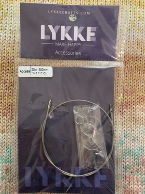 Lykke Flight Interchangeable Needle Cables for 5'' Tips and Crochet Hooks