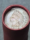 Uncirculated 1906 &1864 Indian Head Penny Ends Of Lincoln Wheat Cent Roll