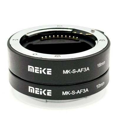 Meike Sony MK-S-AF3A Auto Focus Macro Extension Tube Set Photography 10mm 16mm