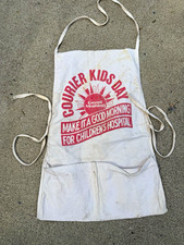 Tablier vintage Buffalo Courier Express avec poche "Courier Kids Day"