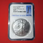 Photo of a 2021 American Silver Eagle from an eBay listing that sold on Jul 21, 2026