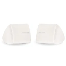 Theater Solutions TS30W Mountable Indoor Speakers White Bookshelf Pair