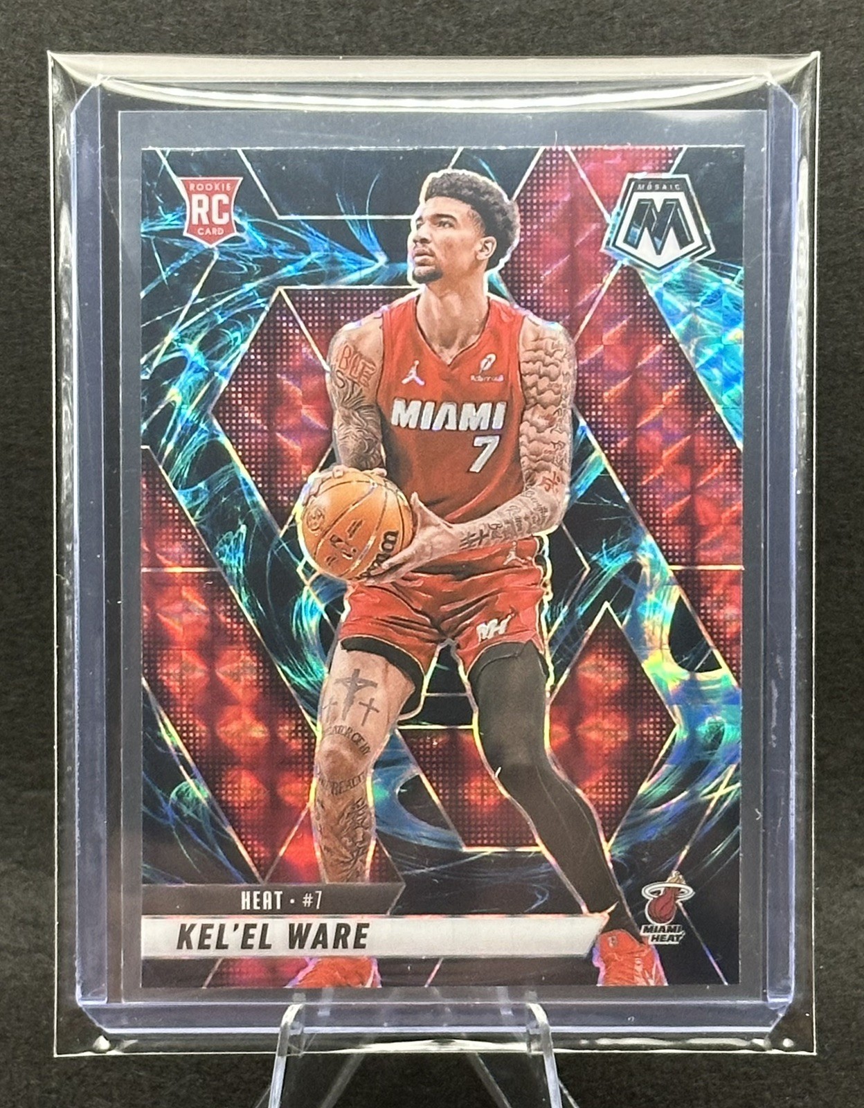 2024-25 Panini Mosaic Kel'el Ware Genesis Prizm #232 RC