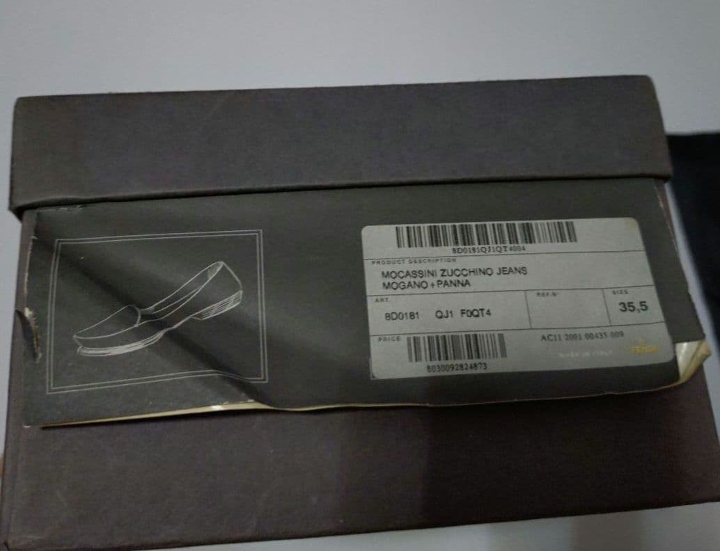 FENDI Shoes Pumps Heel FF Zucca EU 35.5 US 5.5 Authentic thumbnail 11