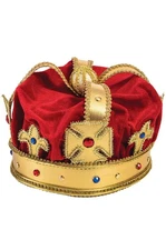 Brand New Renaissance Regal King Crown Costume Accessory