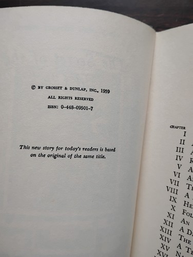 Nancy Drew Hardback Book The Secret of the Old Clock #1 1959 Edition Vintage - Foto 4 di 4