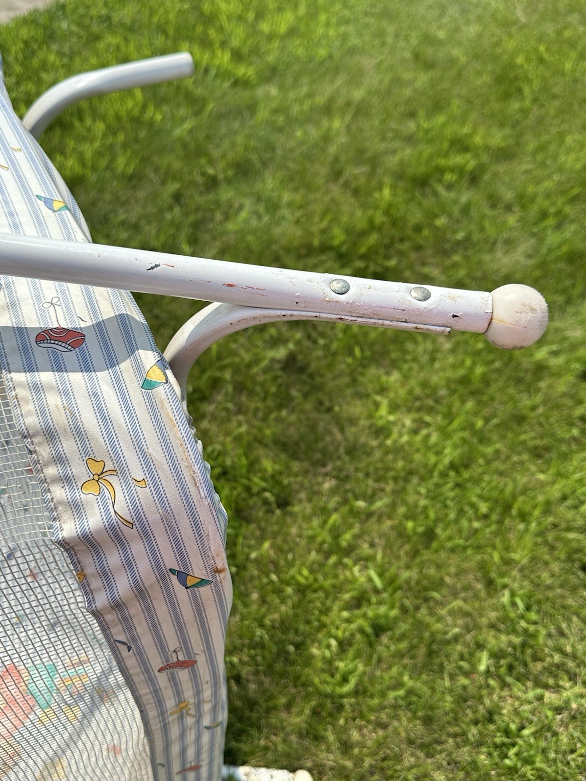 Vintage Graco Playpen Play Yard Mesh Sided Foldable Portable 80s 90s Nostalgia