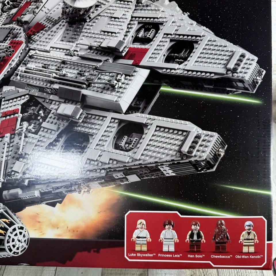 NUEVO Lego Star Wars 10179 Halcón Milenario UCS Sellado COMO NUEVO EN CAJA ORIGINAL RARO Foto 4 de 4